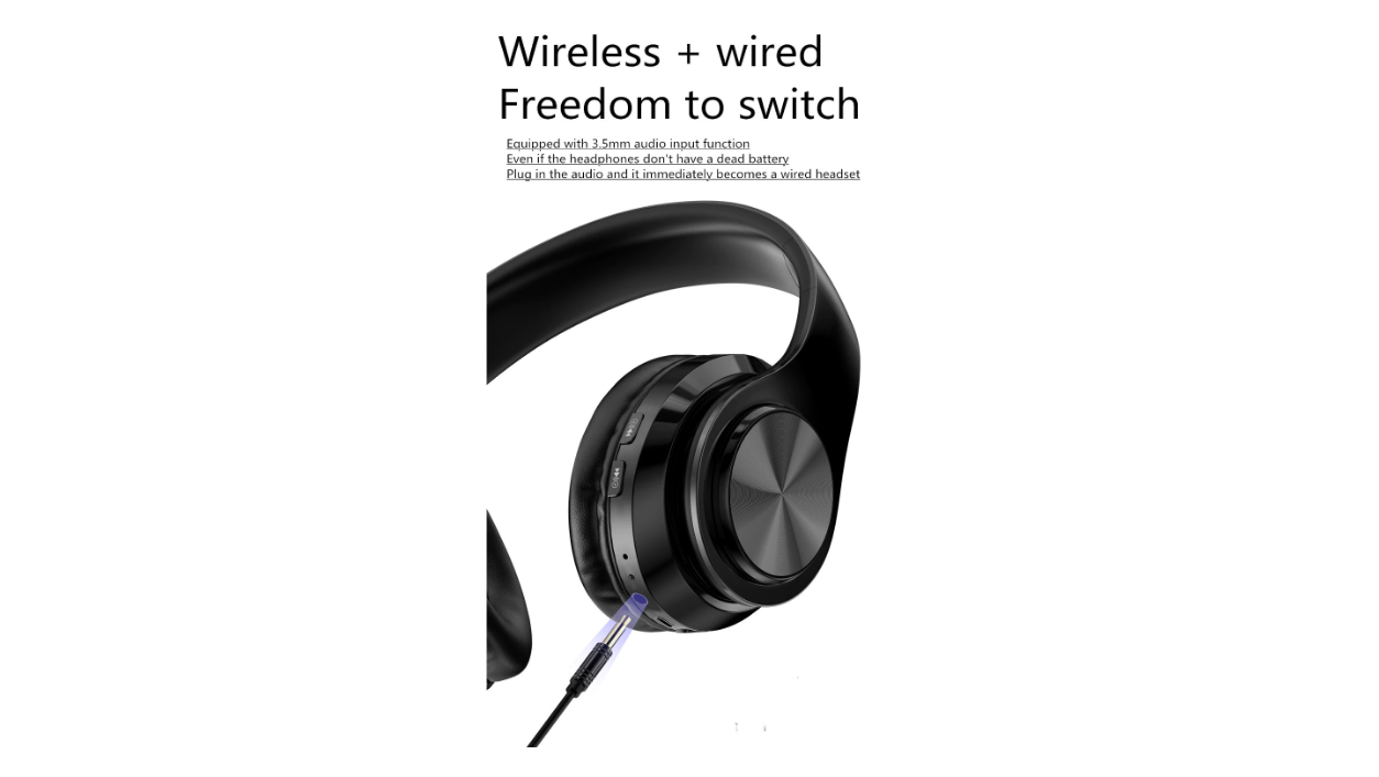 Casti Wireless B39 Collection idealSTORE, Bluetooth 5,0 MP3 Card, Desing modern, Hands-free Call, Raza de actiune 10 m, Compatibil Android, iOS, Windows, HD Voice, Microfon incorporat, Casca pliabila, Culoare Negru