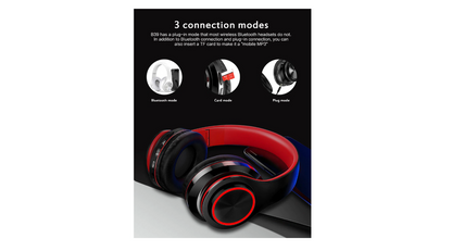 Casti Wireless B39 Collection idealSTORE, Bluetooth 5,0 MP3 Card, Desing modern, Hands-free Call, Raza de actiune 10 m, Compatibil Android, iOS, Windows, HD Voice, Microfon incorporat, Casca pliabila, Culoare Negru