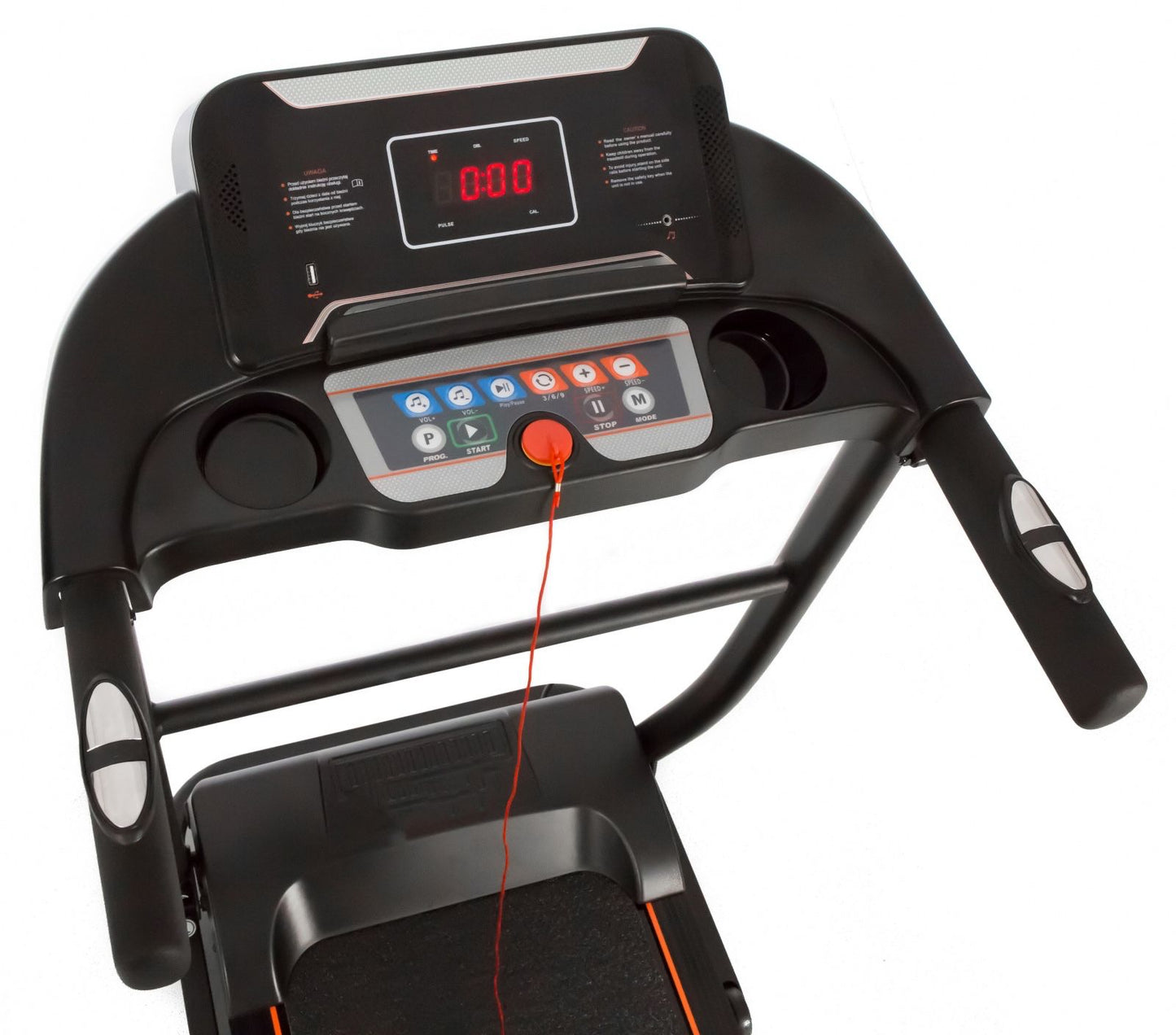 Banda electrica de alergat LifeEnergy IdealStore, Suprafata utila a benzii 110X40 cm, Capacitate max 110 KG,12 programe memorate in computer, 1 program manual, poate atinge o viteza maxima de 12 km/h, motor de 2 CP, Functie FAT si BMI