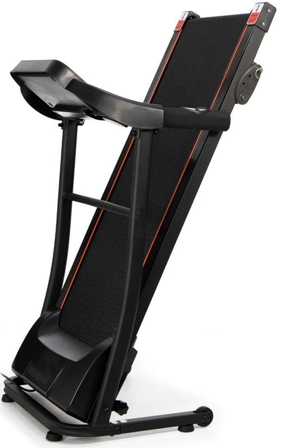 Banda electrica de alergat LifeEnergy IdealStore, Suprafata utila a benzii 110X40 cm, Capacitate max 110 KG,12 programe memorate in computer, 1 program manual, poate atinge o viteza maxima de 12 km/h, motor de 2 CP, Functie FAT si BMI