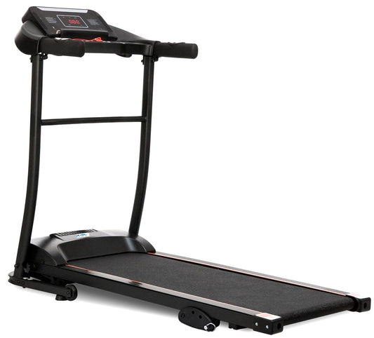 Banda electrica de alergat LifeEnergy IdealStore, Suprafata utila a benzii 110X40 cm, Capacitate max 110 KG,12 programe memorate in computer, 1 program manual, poate atinge o viteza maxima de 12 km/h, motor de 2 CP, Functie FAT si BMI