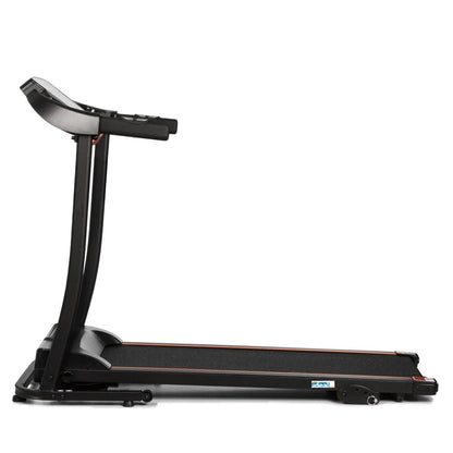 Banda electirca de alergat ProgressiveRun IdealStore, Bluetooth, Suprafata 110 X40 cm, capacitate maxima de pana la 110 KG, 12 programe memorate in computer,1 program manual, Viteza maxima de 12 km/h,3 Nivele de inclinare, Motor de 2 CP, Pliabila