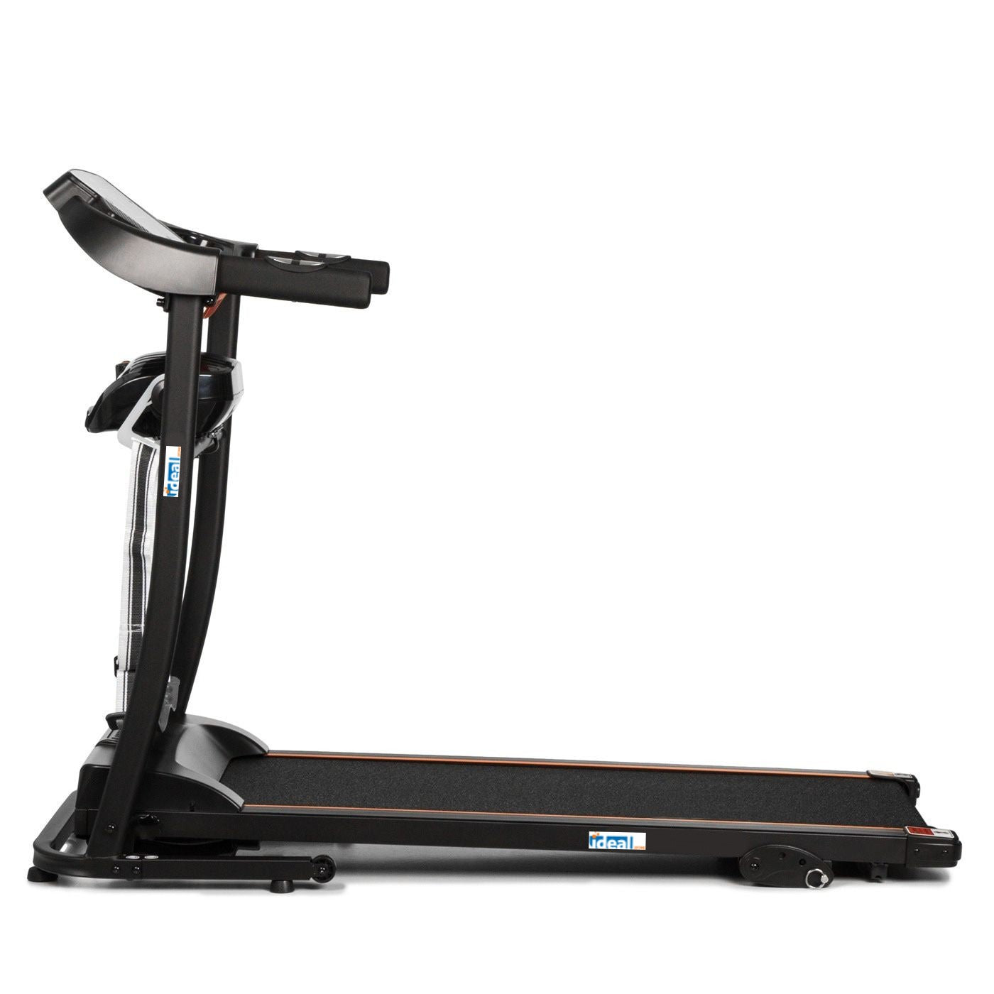 Banda electirca de alergat Fit IdealStore cu Aparat de masaj, Suprafata 110X40 cm, Capacitate max 110 KG, 12 programe memorate, 1 program manual, Viteza maxima de 12 km/h, 3 Nivele de inclinare, Motor de 2 CP, Pliabila