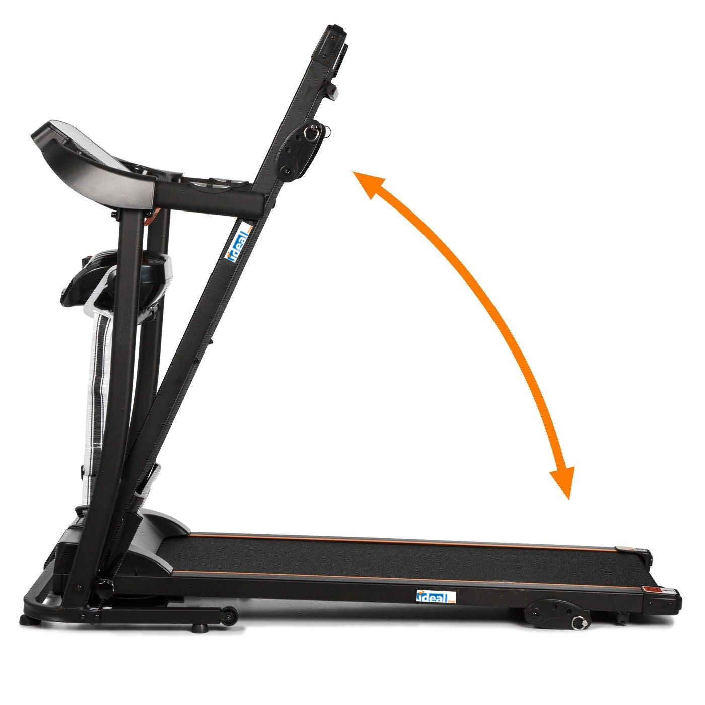 Banda electirca de alergat Fit IdealStore cu Aparat de masaj, Suprafata 110X40 cm, Capacitate max 110 KG, 12 programe memorate, 1 program manual, Viteza maxima de 12 km/h, 3 Nivele de inclinare, Motor de 2 CP, Pliabila