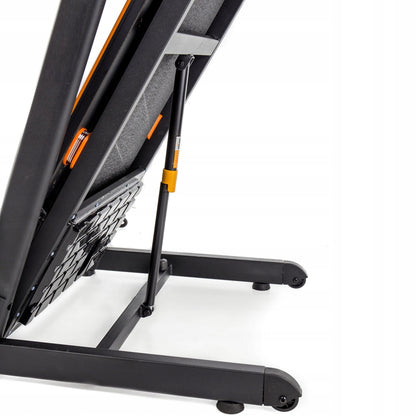 Banda de Alergat Electrica SpeedRun idealStore, Motor 3CP, 12 Programe de Antrenament, Functie FAT, Sistem de Amortizare, Senzor Ritm Cardiac, Sistem de Inclinare in 3 Trepte, Viteza Max 17km/h, Capacitate Max 130Kg, Pliabila