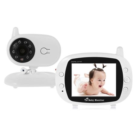 Sistem Baby Monitor Marvel 850M cu monitorizare audio si video clear view, Wireless, Night Vision, Senzor Monitorizare Temperatura, Display Color , Detectare Temperatura