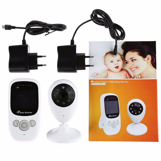 Sistem Baby Monitor Voice 880 cu monitorizare audio si video clear view, Wireless, Night Vision, Senzor Monitorizare Temperatura, Display Color , Detectare Temperatura