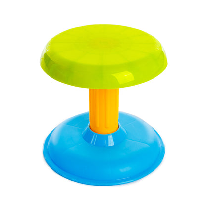 Orga cu Microfon si Scaunel idealSTORE, Glamour Piano, Dimensiuni 45 x 60 x 25 cm, Echipata cu 37 taste functionale, Lumini colorate, Dezvolta dexteritatea manuala, Albastra-Galben