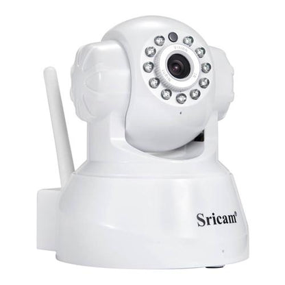 Sistem Baby Monitor SR012 2018 cu aplicatie pe Telefon , Wi-Fi, Rezolutie 720P HD , Culoare Alb , Unghi vedere 90 , Night Vision, senzor miscare marca Sony , Suport Card Memorie , Microfon cu 2 cai , Notificari prin e-mail