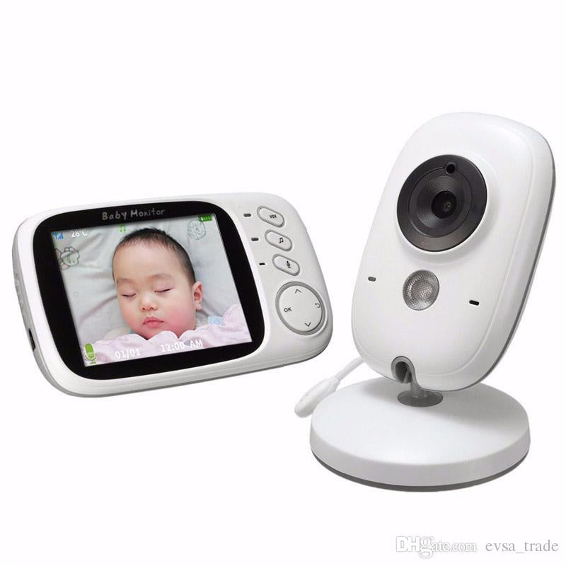 Sistem Monitorizare VIDEO pentru bebelusi Clear view IDL 63, Wireless, Night Vision, Senzor Temperatura, Ecran generos 3.2 inch,Talk back, Cantece de leagan