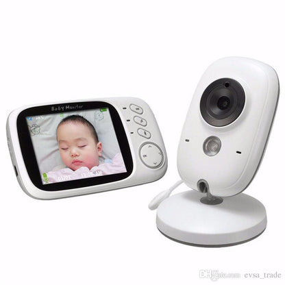 Sistem Monitorizare VIDEO pentru bebelusi Clear view IDL 63, Wireless, Night Vision, Senzor Temperatura, Ecran generos 3.2 inch,Talk back, Cantece de leagan