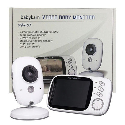 Sistem Monitorizare VIDEO Baby Protect, Model Audio-Video Wireless , Cu Sistem Night Vision si Talk Back , Cantece De Adormit Integrate in Sistem , Senzor Temperatura , Display de 3.2 inch , Raza mare de actiune + Suzeta copii Cadou!
