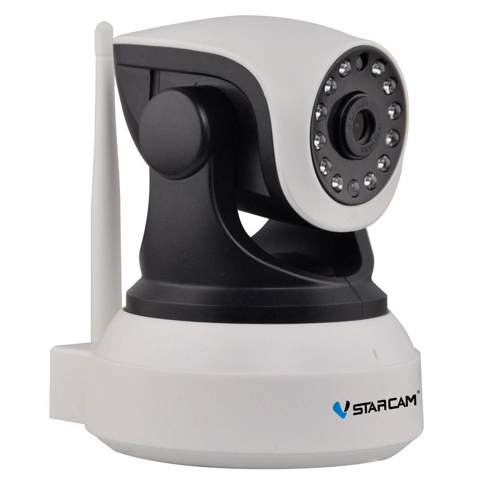 Monitor Video Baby IP Starcam Cu aplicatie pe Telefon, Wi-Fi, 720P HD, Culoare Alba, Unghi vedere 90, Night Vision, senzor miscare marca Sony, Suport Card Memorie, Microfon cu 2 cai, Notificari