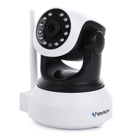 Monitor Video Baby IP Starcam Cu aplicatie pe Telefon, Wi-Fi, 720P HD, Culoare Alba, Unghi vedere 90, Night Vision, senzor miscare marca Sony, Suport Card Memorie, Microfon cu 2 cai, Notificari