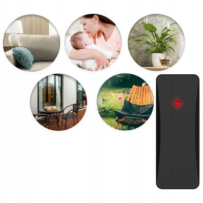 Statie Meteo Profesionala fara Fir Pro Galaxy@ idealSTORE, Umiditate Interioara/Exterioara, Statie Meteorologica Senzor extern, Suport stabil, Ecran LCD Iluminat, Raza 60m, Negru-GRI