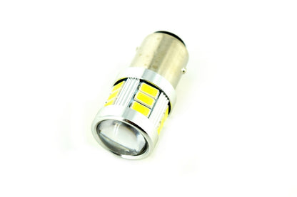 Bec 2 faze BAY15D 5630 18SMD Canbus 9V-30V nonpolar. Lumina Alba