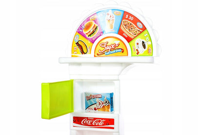 Bucatarie multifinctionala cu Supermarket Bucatarul Meu XXL pentru copii, sunete si lumini, 87 cm Inaltime, accesorii incluse, ceas, instrumente pentru gatit, aragaz, supermarket, Culoare Rosie