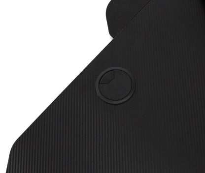 Birou Gaming cu suprafata tip mousepad idealSTORE Shark GD HOLD, Dimensiuni 140 x 66 x 77 cm, Prevazut cu picioare stabile, Accesorizat cu suport pentru casti, pahar si mousepad, Echipat cu orificii speciale pentru cabluri, Negru-Rosu