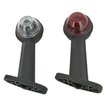 Lampa profesionala laterala gabarit cu LED Rosu-Alb 24V E4-Mark