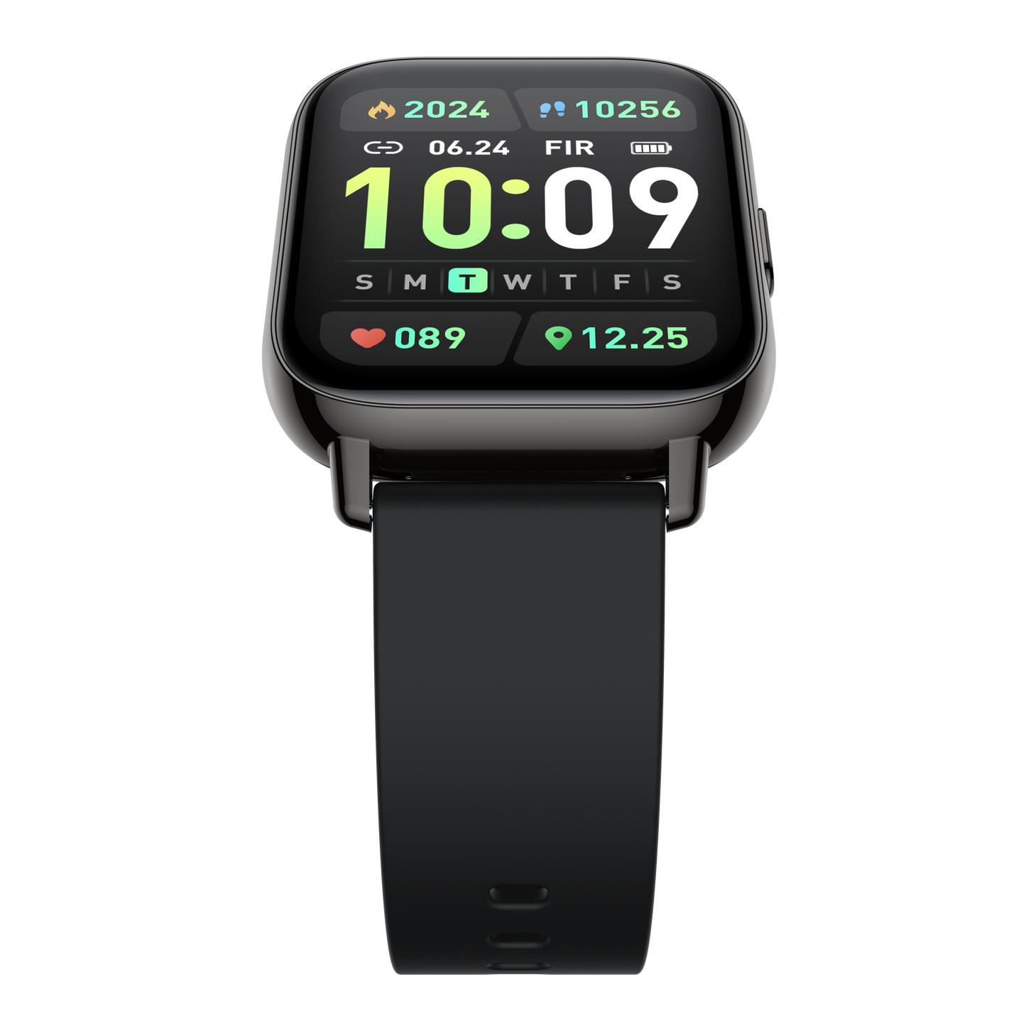Ceas SmartWatch Black Star idealSTORE, Ecran TFT 1, 69, Android/IOS, Bluetooth, Difuzor-Microfon, Control Muzica, Camera, Apeluri, Norificari, Vreme, Fitness Traker, IP67, Monitorizare Somn, Ritm Cardiac, Tensiune Arteriala, SpO2, Sport, Pedometru