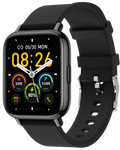Ceas SmartWatch Black Star idealSTORE, Ecran TFT 1, 69, Android/IOS, Bluetooth, Difuzor-Microfon, Control Muzica, Camera, Apeluri, Norificari, Vreme, Fitness Traker, IP67, Monitorizare Somn, Ritm Cardiac, Tensiune Arteriala, SpO2, Sport, Pedometru