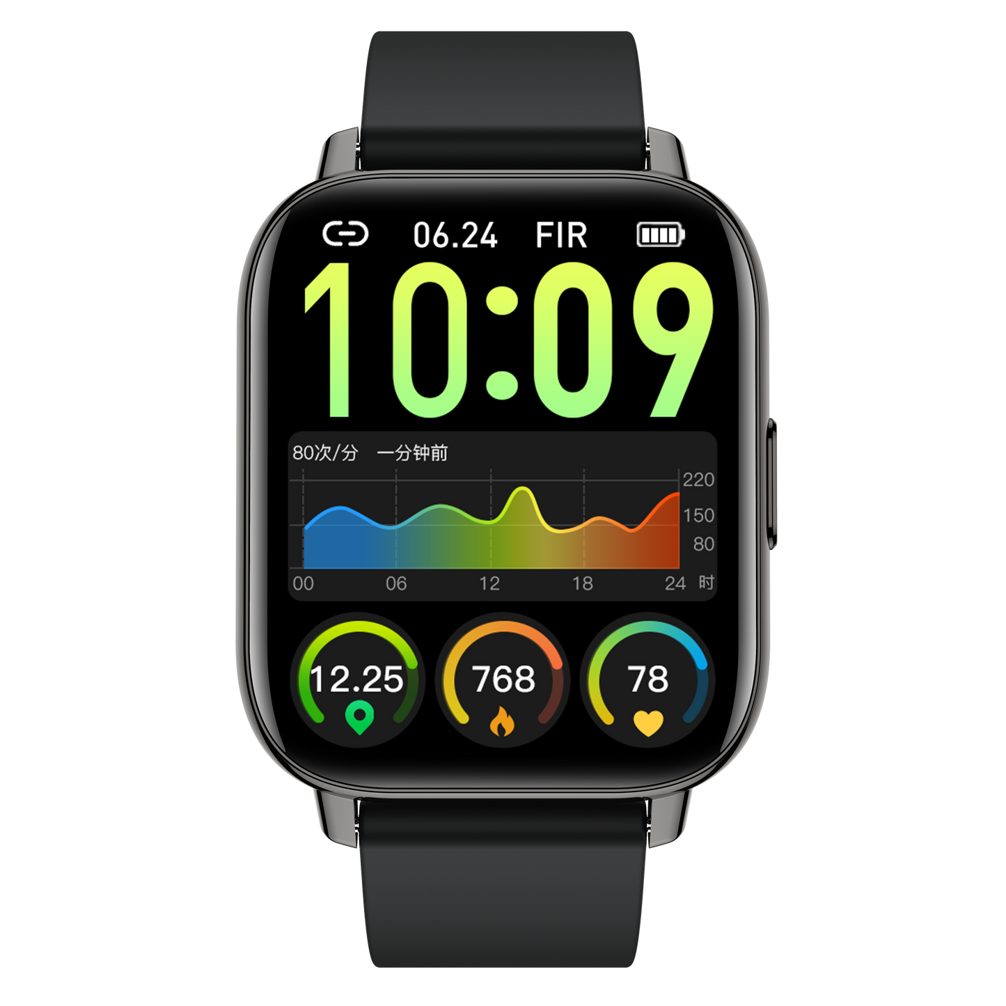 Ceas SmartWatch Black Star idealSTORE, Ecran TFT 1, 69, Android/IOS, Bluetooth, Difuzor-Microfon, Control Muzica, Camera, Apeluri, Norificari, Vreme, Fitness Traker, IP67, Monitorizare Somn, Ritm Cardiac, Tensiune Arteriala, SpO2, Sport, Pedometru