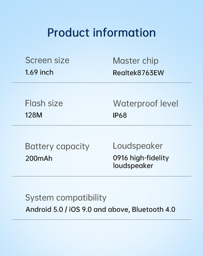 Ceas SmartWatch Black Star idealSTORE, Ecran TFT 1, 69, Android/IOS, Bluetooth, Difuzor-Microfon, Control Muzica, Camera, Apeluri, Norificari, Vreme, Fitness Traker, IP67, Monitorizare Somn, Ritm Cardiac, Tensiune Arteriala, SpO2, Sport, Pedometru