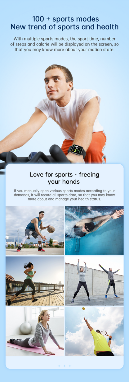 Ceas SmartWatch Black Star idealSTORE, Ecran TFT 1, 69, Android/IOS, Bluetooth, Difuzor-Microfon, Control Muzica, Camera, Apeluri, Norificari, Vreme, Fitness Traker, IP67, Monitorizare Somn, Ritm Cardiac, Tensiune Arteriala, SpO2, Sport, Pedometru