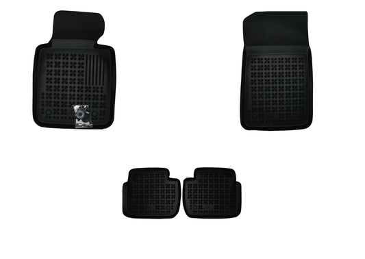 Set 4 covoare IDL cauciuc stil tavita, traversa spate pentru BMW seria3 E46/E90/E91/E92 2005-2012