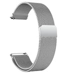 Bratara Metalica pentru Ceas Smart Bracelet idealStore, Otel Inoxidabil Premium, Inchidere pe Magnet, Dimensiune Ajustabila, 20 MM, Gri