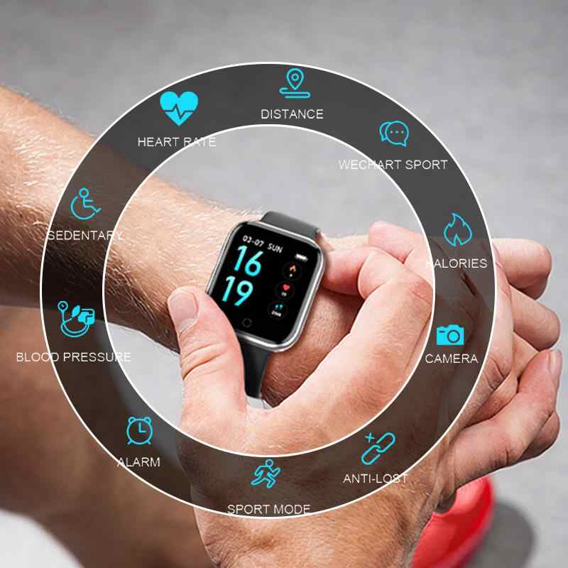 Ceas SmartWatch si Bratara Fitness Slim Time80 Fashion, Display IPS color TFT de 1.3 inch, Masurarea ritmului cardiac, Monitorizarea somnului, Muzica si Fotografii, Apeluri si memento-ul de mesaje, Design unic alaturi de bratara silicon neagra cadou