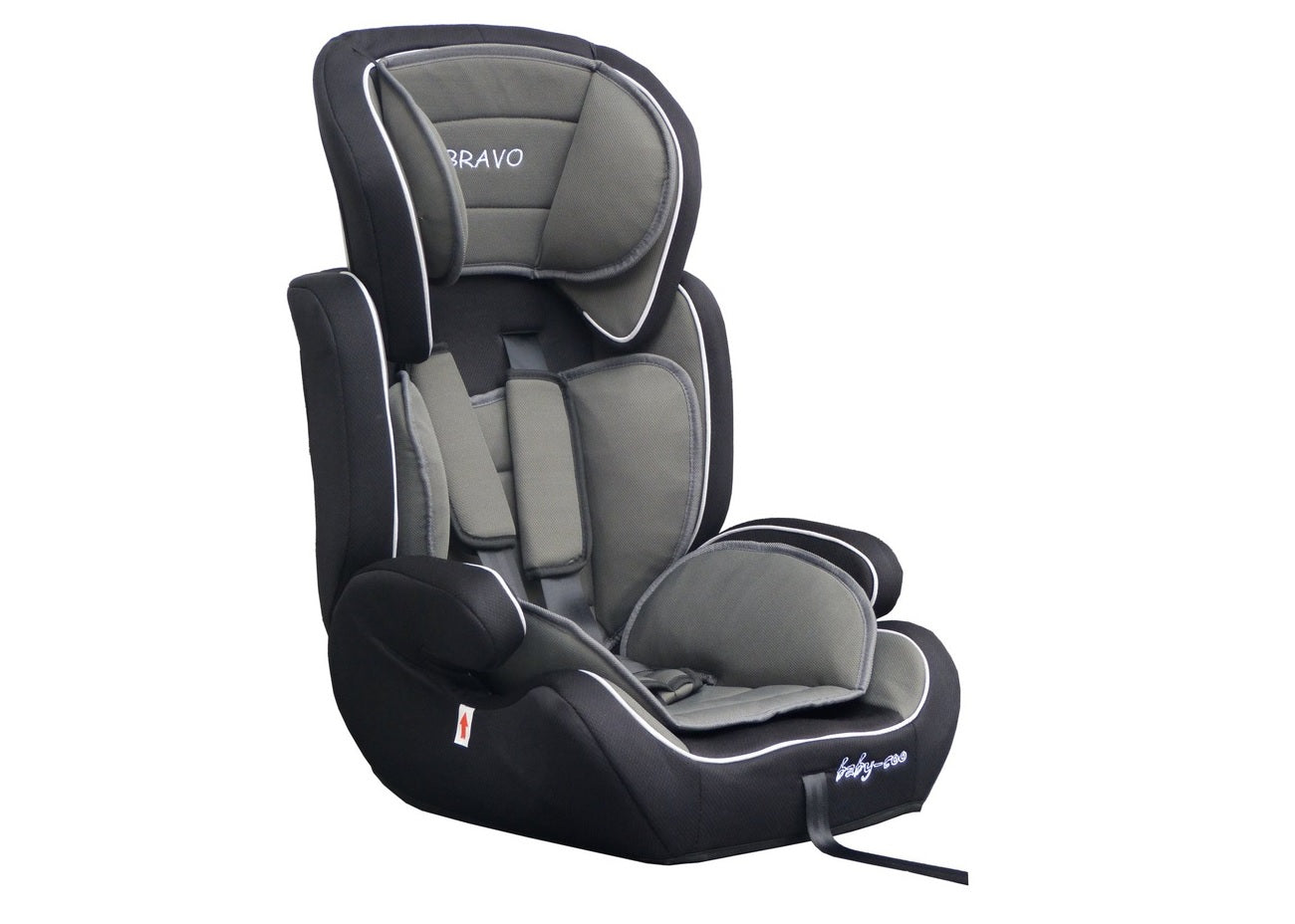 Scaun auto PROFESIONAL pentru copil Bravo Junior Gray , Model Deluxe , Pentru 3 grupe de greutate intre 9-36 KG, , Culoare Gri, ce asigura maximul de siguranta si confort pentru copilul dumneavoastra, ideal pentru calatorii