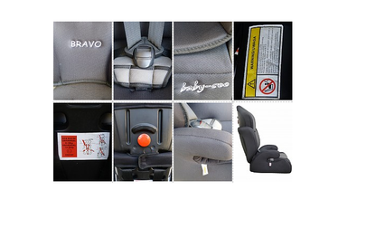 Scaun auto PROFESIONAL pentru copil Bravo Junior Gray , Model Deluxe , Pentru 3 grupe de greutate intre 9-36 KG, , Culoare Gri, ce asigura maximul de siguranta si confort pentru copilul dumneavoastra, ideal pentru calatorii