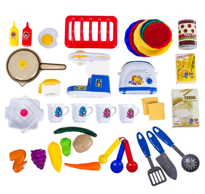 Bucatarie Profesionala pentru copii Geniul Bucatariei XXL cu sunete si lumini 2018, 90cm inaltime, Set complet accesori, Plita, Expresor, Cuptor