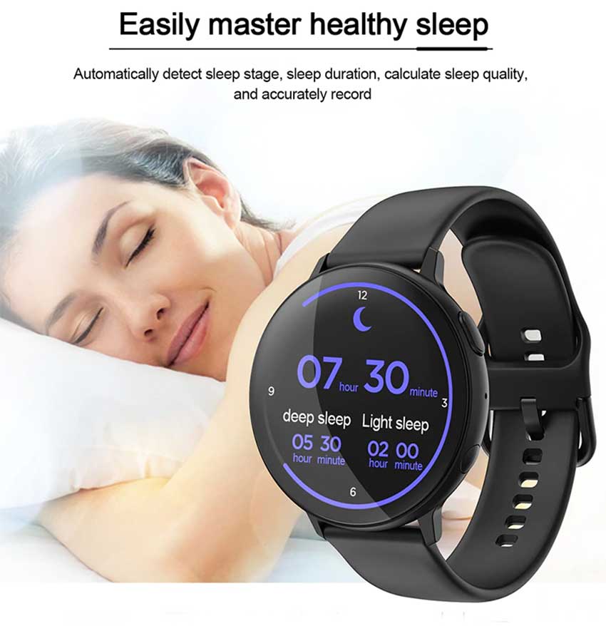Ceas Smartwatch si Bratara Fitness FutureFocus IdealSTORE, Ecran tactil LCD complet rotund 1,3 inch, IP67, Monitorizare ritm cardiac,, Tensiune Arteriala, Incarcare Wireless, Functie MultiSport, Compatibil cu Android si IOS, Negru