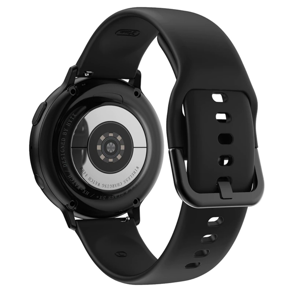 Ceas Smartwatch si Bratara Fitness FutureFocus IdealSTORE, Ecran tactil LCD complet rotund 1,3 inch, IP67, Monitorizare ritm cardiac,, Tensiune Arteriala, Incarcare Wireless, Functie MultiSport, Compatibil cu Android si IOS, Negru