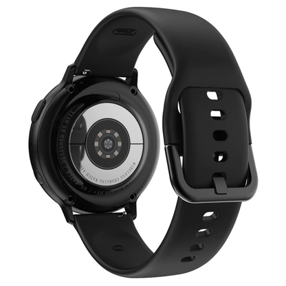 Ceas Smartwatch si Bratara Fitness FutureFocus IdealSTORE, Ecran tactil LCD complet rotund 1,3 inch, IP67, Monitorizare ritm cardiac,, Tensiune Arteriala, Incarcare Wireless, Functie MultiSport, Compatibil cu Android si IOS, Negru