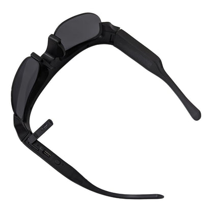 Ochelari inteligenti idealSTORE CAMglasses, Inregistrare Video HD 2K, Fotografiere 4K, Preluare Apel, Microfon cu Reducere Zgomot, Ascultare Muzica, Lentile Polarizate Colorate, Sunet Stereo HD, Rezistent la Apa, Utilizare Multipla