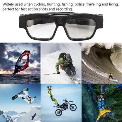 Ochelari inteligenti idealSTORE CAMglasses, Inregistrare Video HD 2K, Fotografiere 4K, Preluare Apel, Microfon cu Reducere Zgomot, Ascultare Muzica, Lentile Polarizate Transparente, Sunet Stereo HD, Rezistent la Apa, Utilizare Multipla