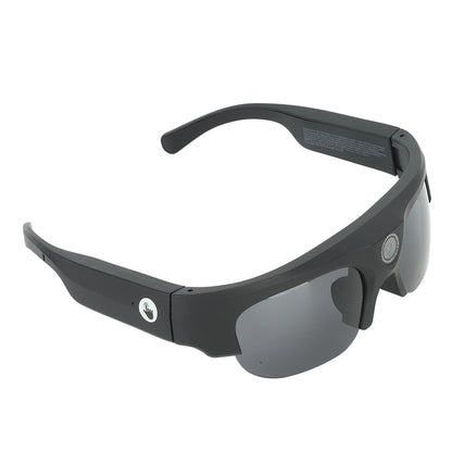 Ochelari inteligenti idealSTORE CAMglasses, Inregistrare Video HD 2K, Fotografiere 4K, Preluare Apel, Microfon cu Reducere Zgomot, Ascultare Muzica, Lentile Polarizate Transparente, Sunet Stereo HD, Rezistent la Apa, Utilizare Multipla