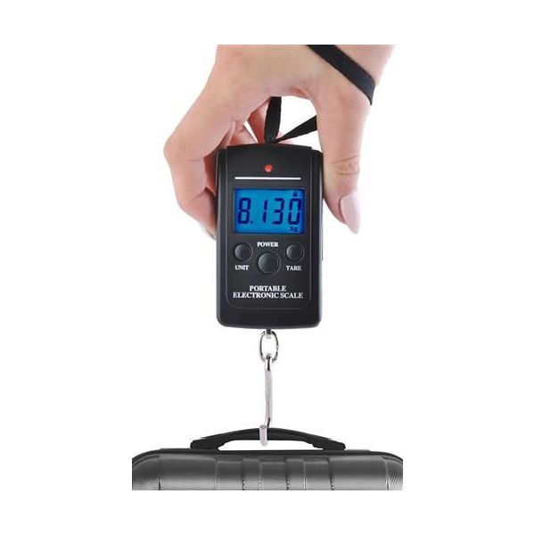 Cantar Electronic idealStore SmartScale, de Mana, cu Lumina de Fundal, Oprire Automata, Portabil, Usor de Utilizat, Sarcina maxima 40Kg