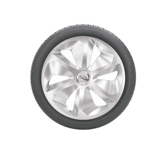 Set 4 Capace roti Ring Roco cu inel cromat 13', model elegant