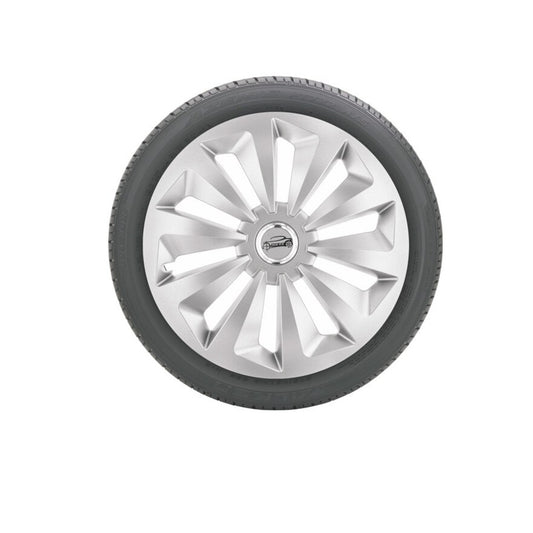 Set 4 Capace roti IDL - 14 inch - Capace roti Ring Fox cu inel cromat, material rezistent la viteze mari