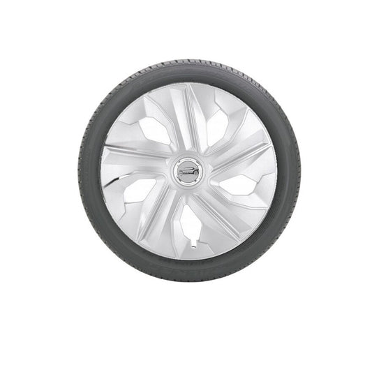 Set 4 Capace roti IDL - 14 inch - Capace roti Ring Luna cu inel cromat, material rezistent la viteze mari