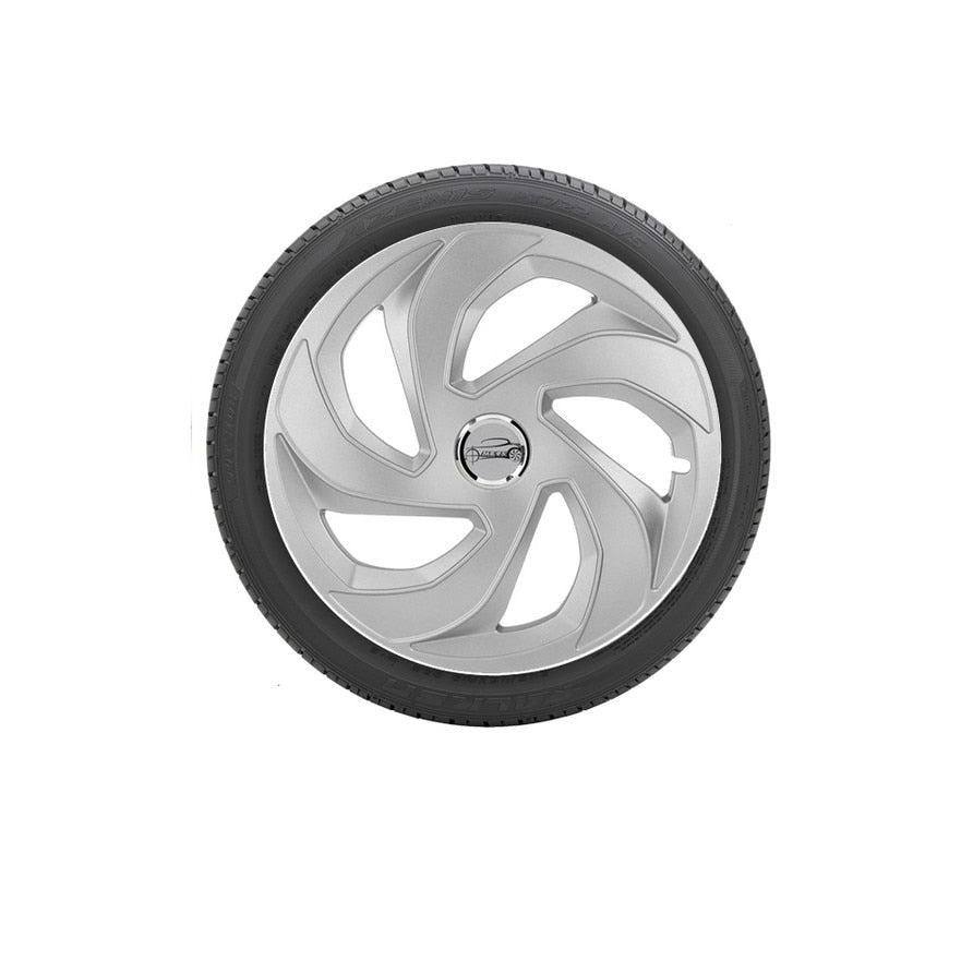 Set 4 Capace roti IDL - 14 inch - Capace roti Ring Rex cu inel cromat, material rezistent la viteze mari