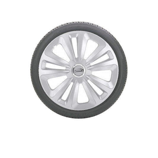 Set 4 Capace roti IDL - 14 inch - Capace roti Ring Terra cu inel cromat, material rezistent la viteze mari