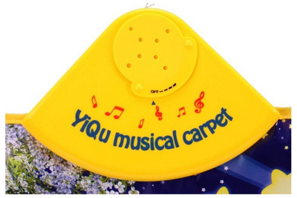 Covoras Educational Interactiv idealStore Ferma Vesela, Pentru bebelusi, 7 tipuri de sunete de animale, Melodii, Luminite