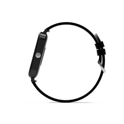 Ceas SmartWatch New Generation idealStore, Ecran Tactil 1.69 inch, IP68, Senzor Ritm Cardiac, Monitorizarea Oxigenului, Tensiunea Arteriala, Menstruatia, Notificari, Negru
