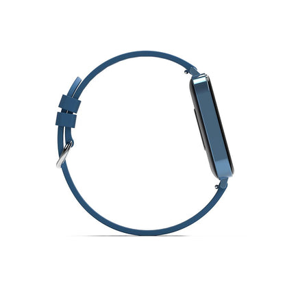 Ceas SmartWatch New Generation idealStore, Ecran Tactil 1.69 inch, IP68, Senzor Ritm Cardiac, Monitorizarea Oxigenului, Tensiunea Arteriala, Notificari, Albastru