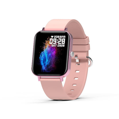 Ceas SmartWatch New Generation idealStore, Ecran Tactil 1.69 inch, Senzor Ritm Cardiac, Monitorizarea Oxigenului din Sange, Tensiunea Arteriala, Menstruatia, Notificari, Roz